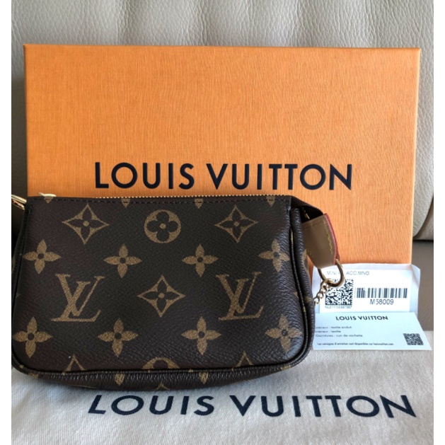 Replica Louis Vuitton Mini Pochette Bag Monogram Canvas M58009