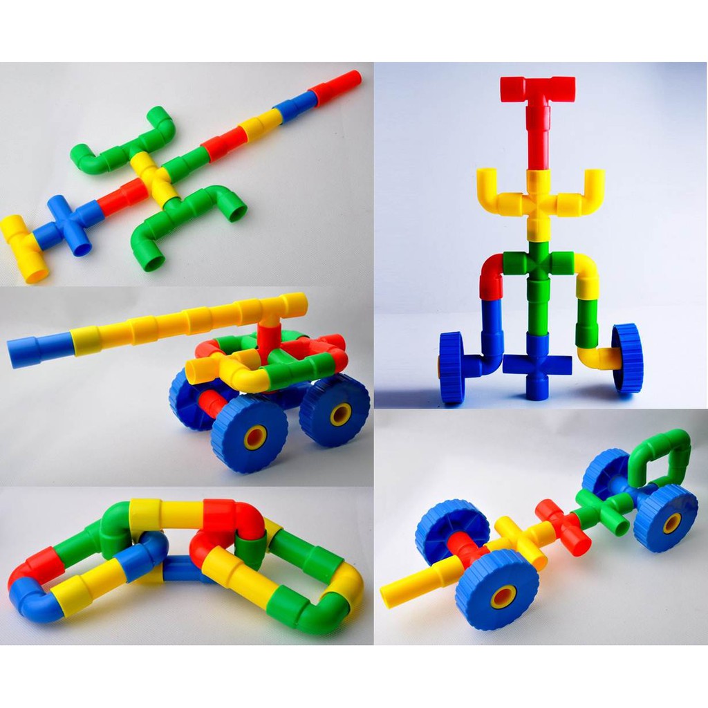 Pipe building hot sale blocks