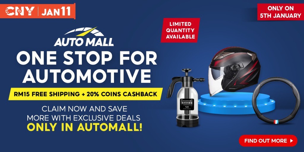 Cost Auto Online Shop, Online Shop Shopee Malaysia