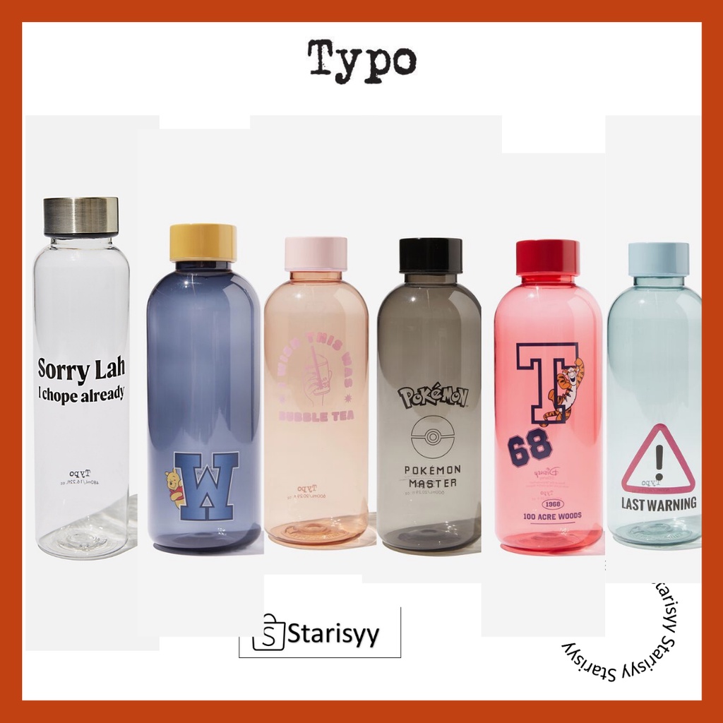 Typo x Harry Potter Hogwarts Alumni 1L water bottle