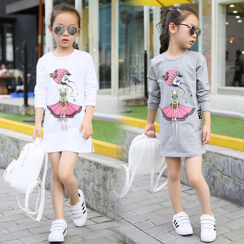 Ready Stock Princess Dress Baby Kids Girls Clothing Long Sleeve T