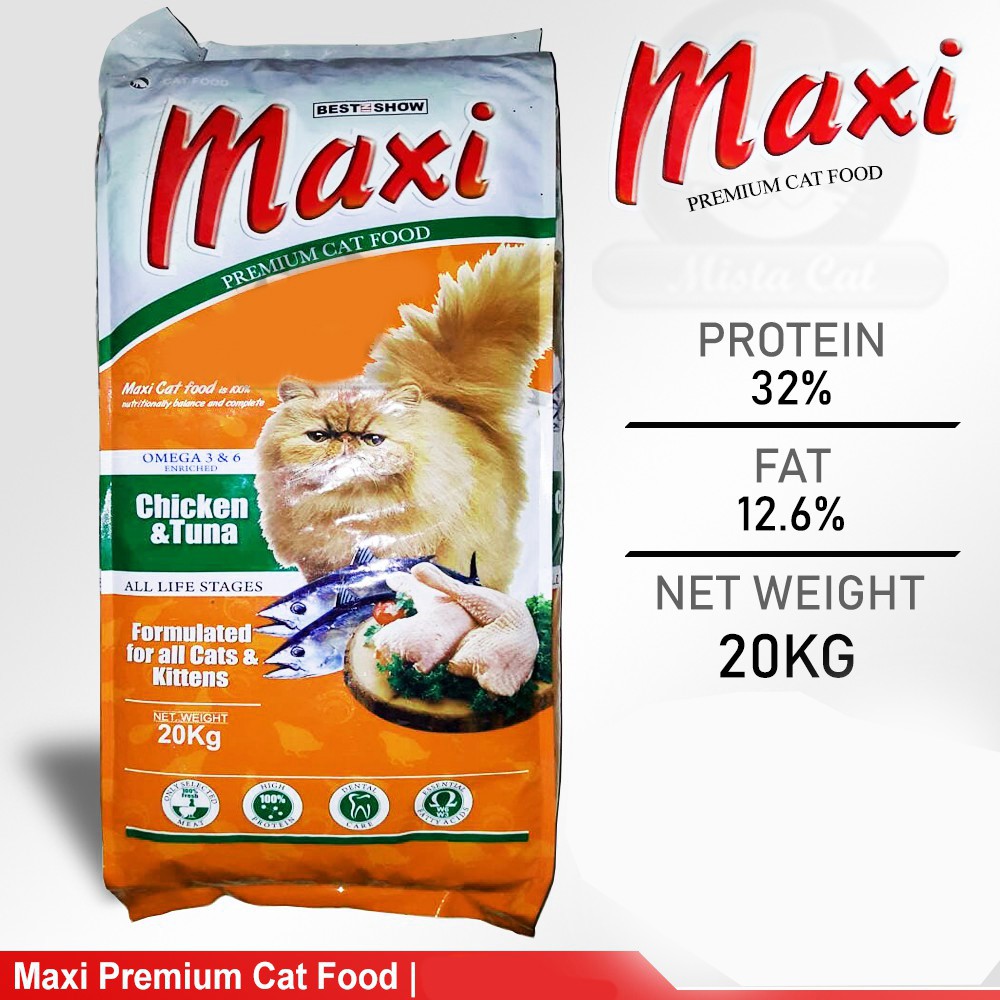 Maxi premium hotsell cat food