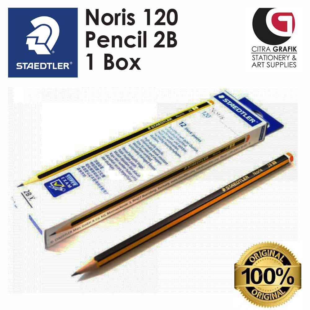 Staedtler Noris 120 2B Pencil (Pack of 12) 120-2B