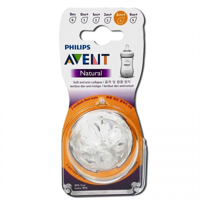 Philips avent natural hot sale teat fast flow