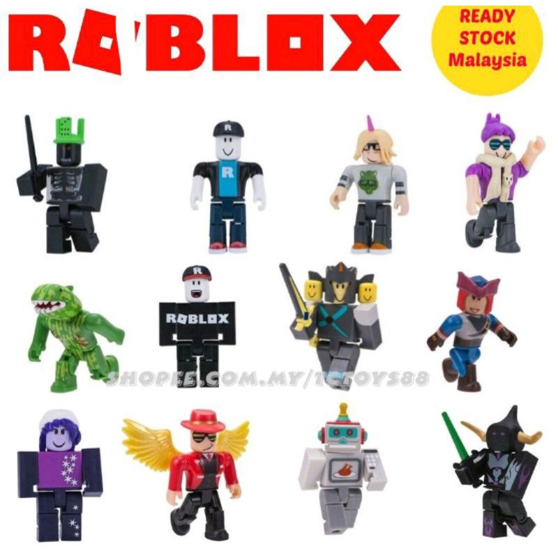 Roblox & Minecraft Action Figures Toys Lot of Figures + Accessories Blocks  ⭐️