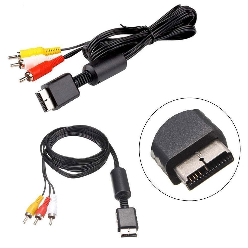 6-Feet RCA AV Audio/Video Cable for PlayStation and PlayStation 2 - Bulk  Packaging