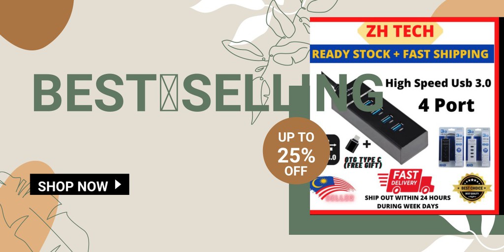 ZH Tech - Wifi Adapter USB Hub , Online Shop | Shopee Malaysia