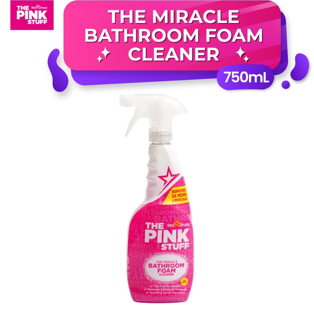 Brand new The Pink Stuff miracle foam toilet cleaner is now