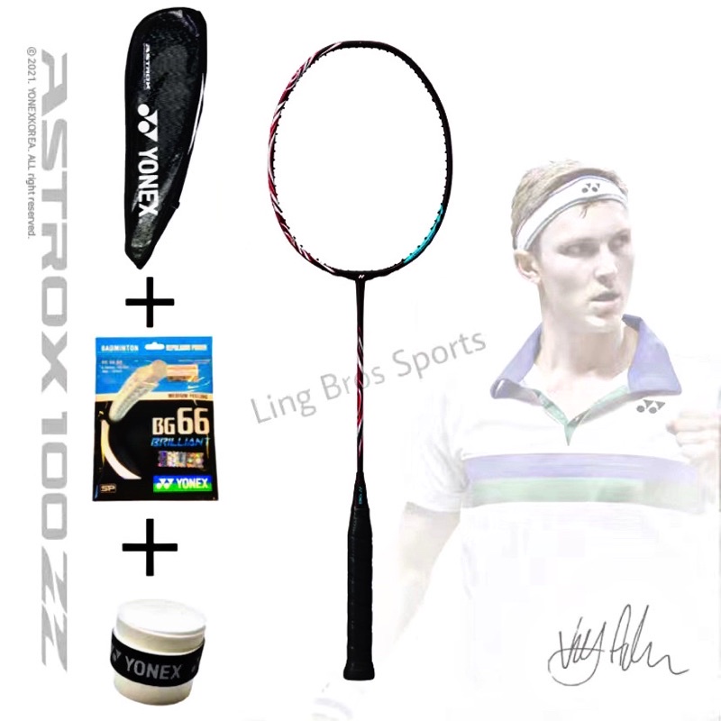 Yonex Astrox 100zz Kurenai 4UG5/3UG5 *FREE (Yonex BG 66 Brilliant