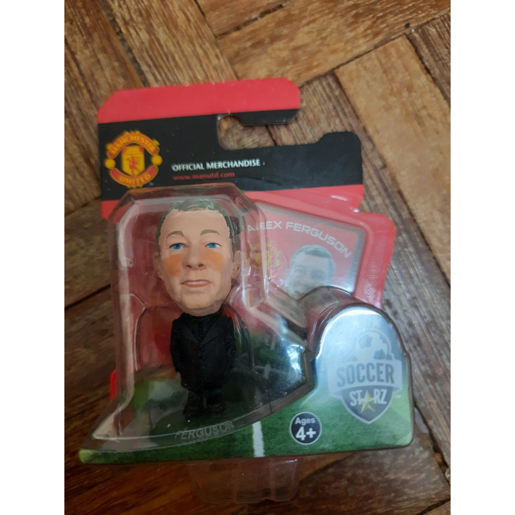 SOCCERSTARZ MANCHESTER UNITED ALEX FERGUSON FOOTBALL FIGURES MODEL TOY  FIGURINE