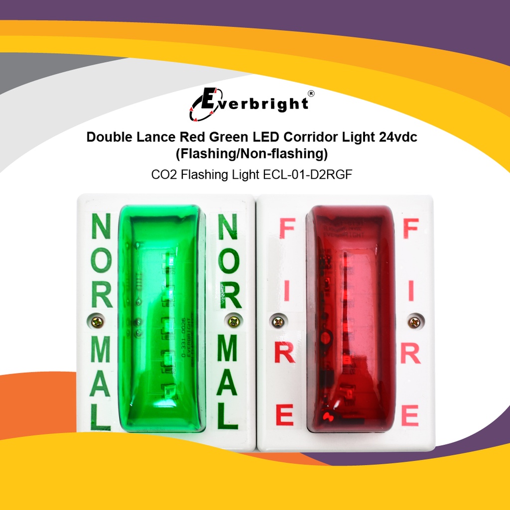 EVERBRIGHT LED Double Lance Corridor Light CO2 Flashing Light