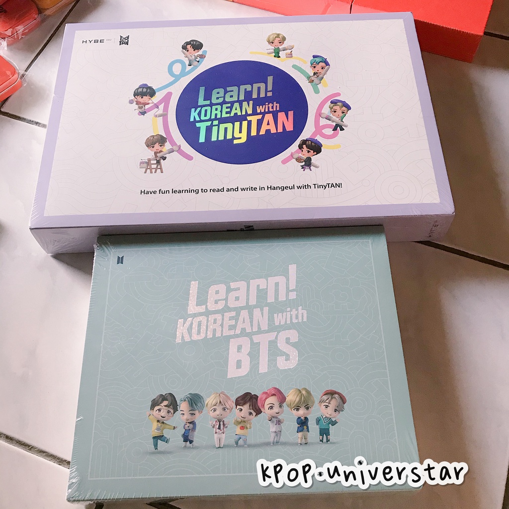 WEVERSE] LEARN! KOREAN WITH BTS TINYTAN BOOK PACKAGE MOTIPEN 