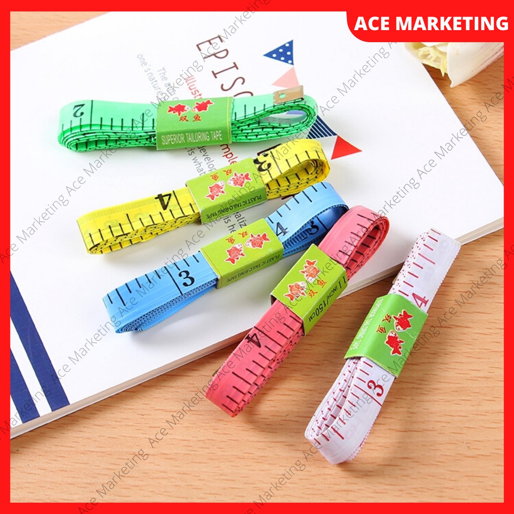 Tailor Body Measure Waist Measuring Tape Soft Sewing Cloth Ruler Body  Measuring Ruler Tukang Jahit Ukur Badan