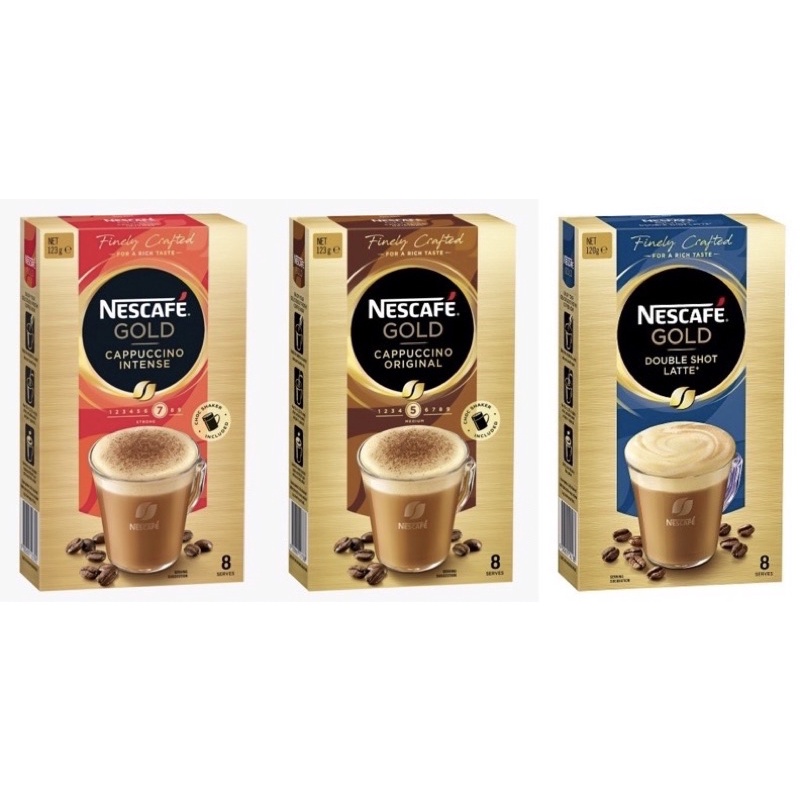 RESTOCK) Nescafe Gold 3 in 1 plant based cappucino/oat/almond/coconut latte