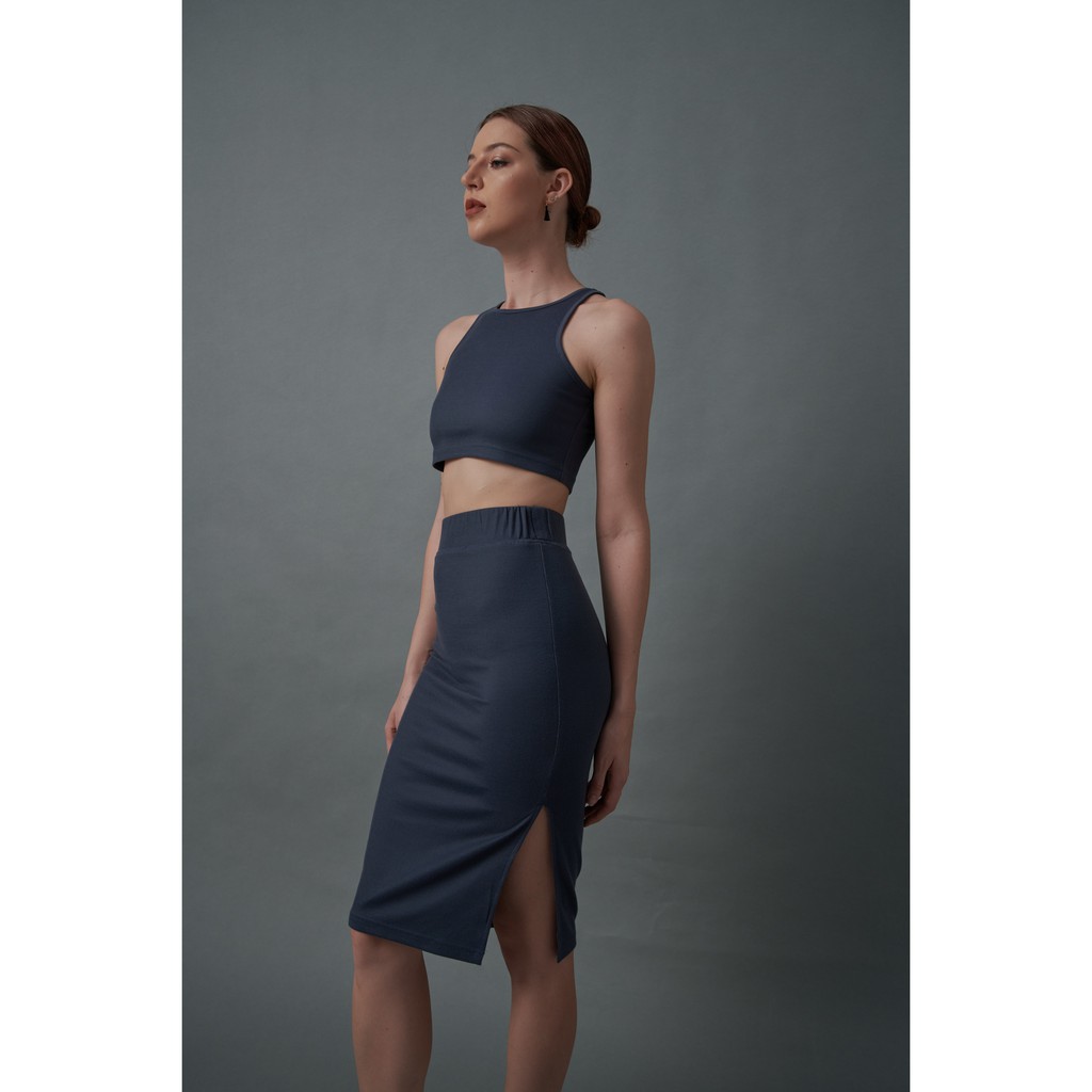 Gray hotsell tulip skirt