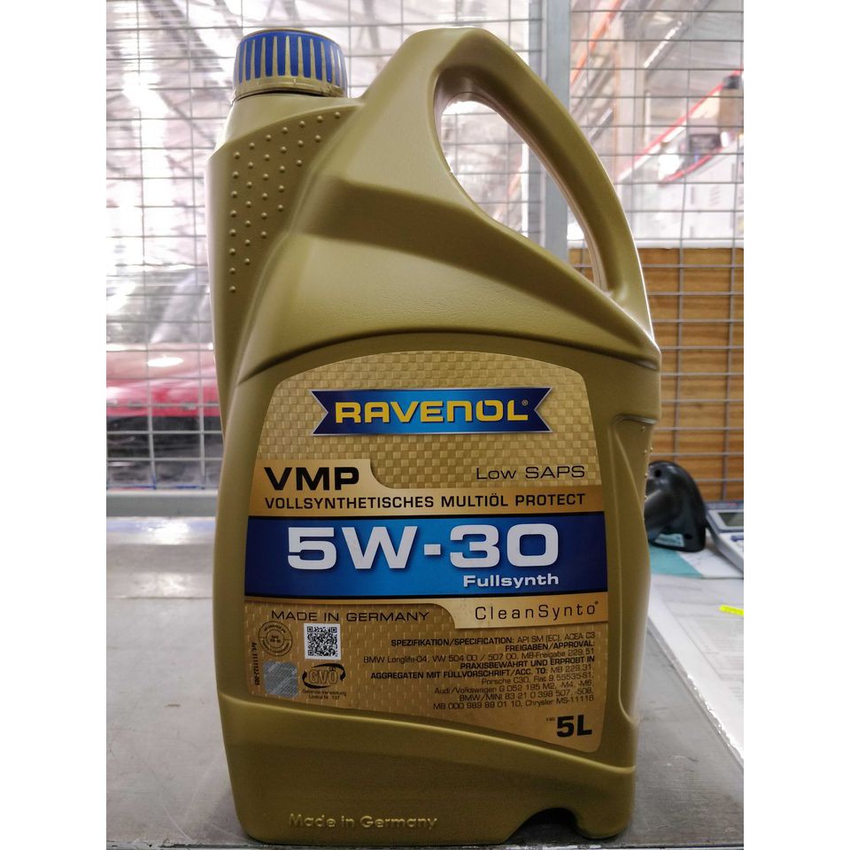 RAVENOL VMP 5W-30 Motor Oil - VW 504 00 / 507 00, MB 229.51, LL-04 Diesel  Oil