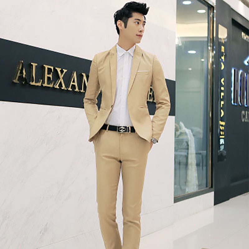 Men hot sale khaki coat