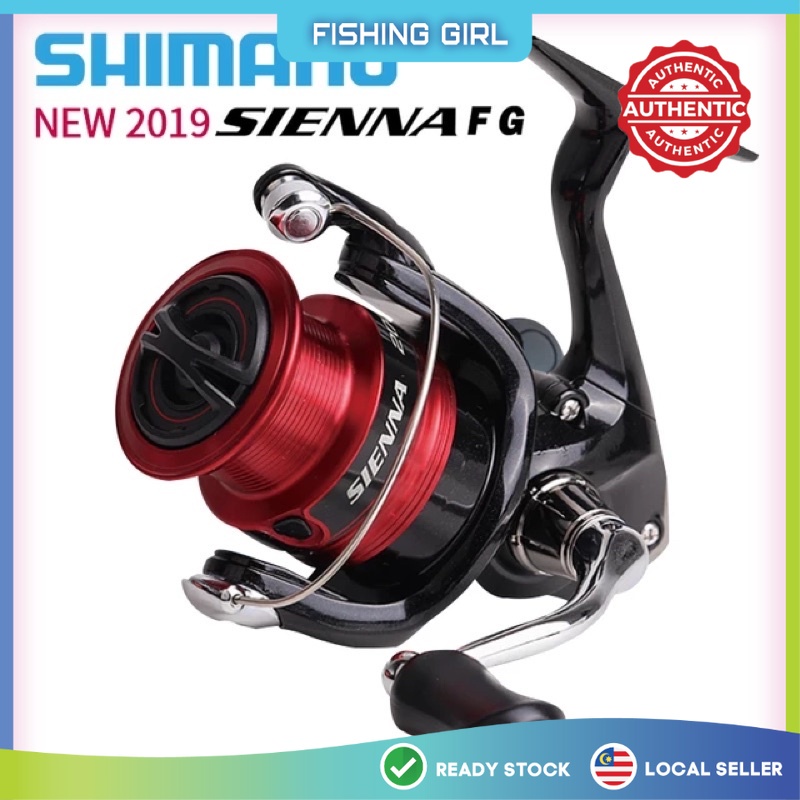 Shimano Reel 19' Sienna 500fg-4000fg 🔥Ready Stock🔥 100% Original🔥 Free  gift