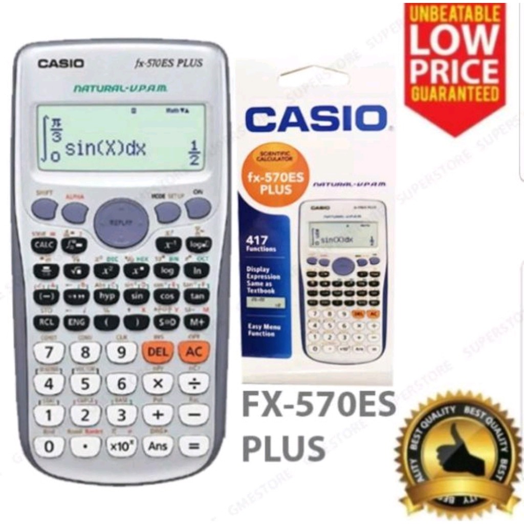 Scientific best sale calculator 570es