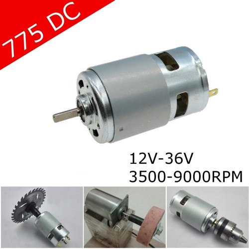 775 Motor 12V DC Motor 12V-36V 24V 3500-9000RPM