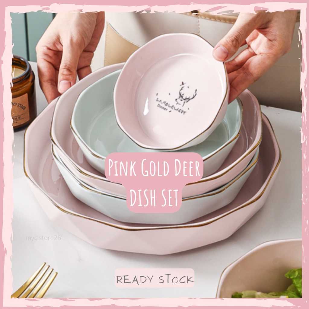 Deer dishes clearance set