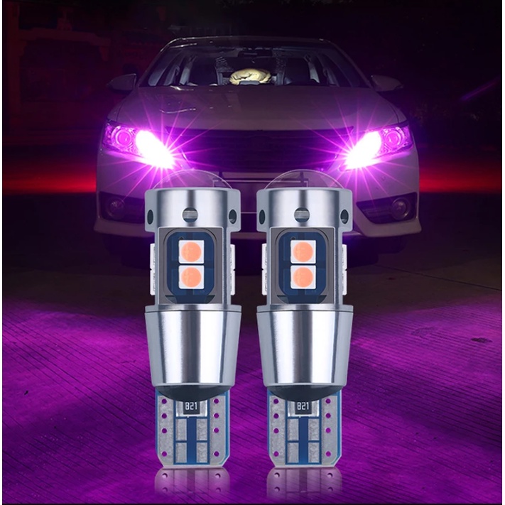 2PCS T10 W5W WY5W 2016 Super Bright LED Canbus No Error Car Interior  Reading Dome Lights Auto Parking Lamp Wedge Tail Side Bulbs