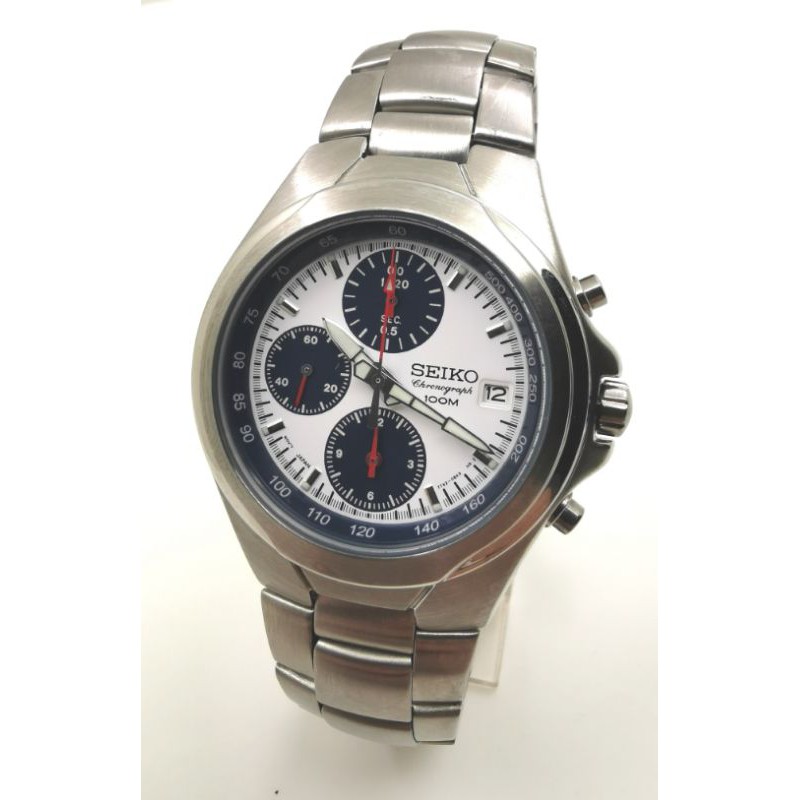 Seiko chronograph 100m on sale vintage