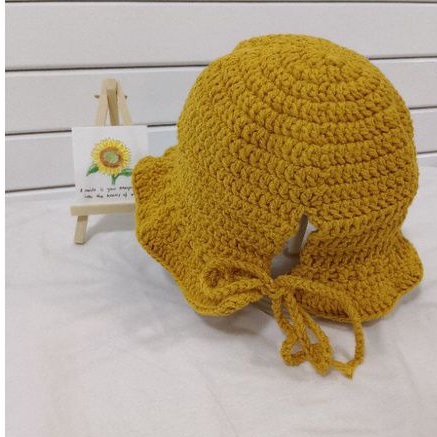 Crochet best sale baby topi