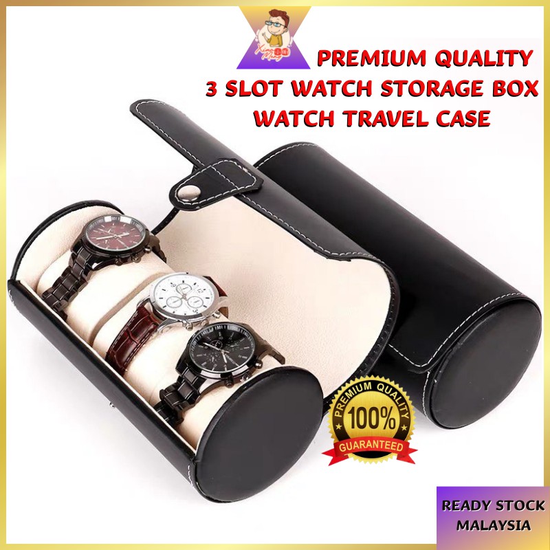 Organizer Storage Box,PU Leather Jewelry Watch Storage Box