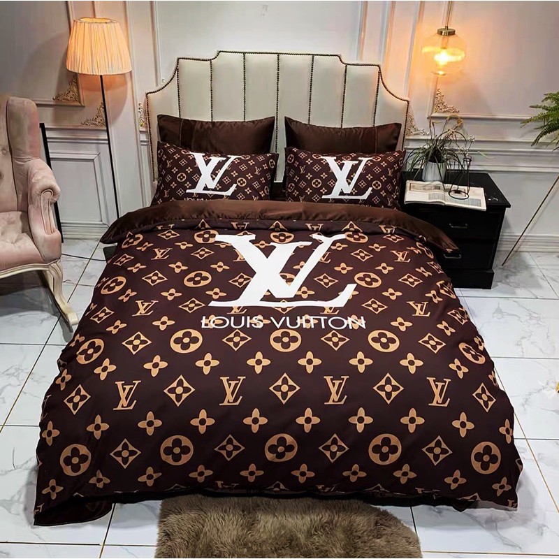 lv bed sheets, designer bed sheets