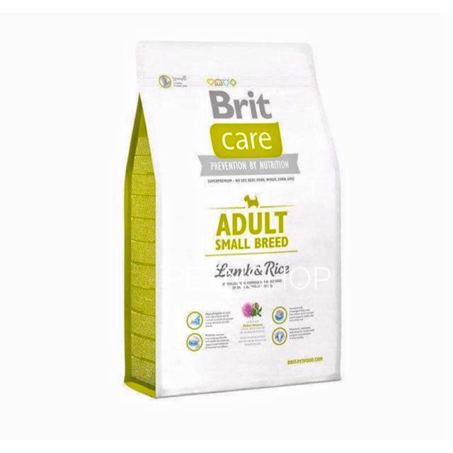 Brit Care Adult Small Breed Lamb Rice 7.5KG Shopee Malaysia