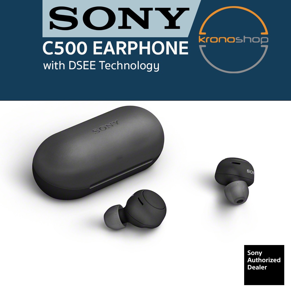 Sony WF-C500 Bluetooth Truly Wireless Headphones, Bluetooth Earbuds With  IPX 4 Water Resistant WFC500 W-FC500 WFC-500.