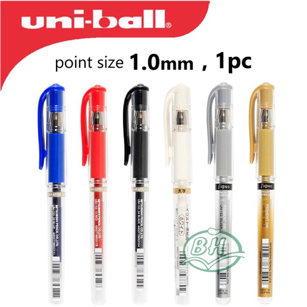 MITSUBISHI UNI-BALL UM-153 SIGNO Pigment Gel Ink Pen 1.0mm (Color