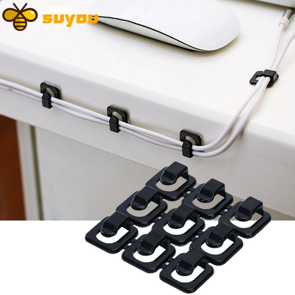 8pcs White Cord Organizer Cable Clip Holder Wall Adhesive & No Drilling  Power Cord Winder Suitable For Appliances, Coffee Maker, Blender, Pressure  Cooker, Toaster