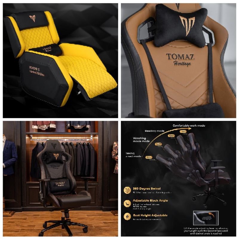 Tomaz gaming chair online shopee