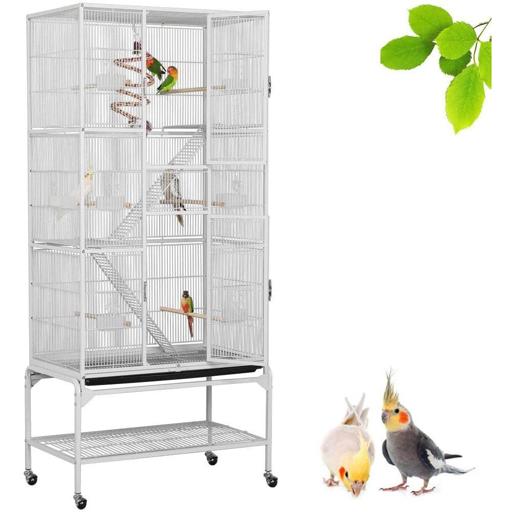 Large white deals parrot cage