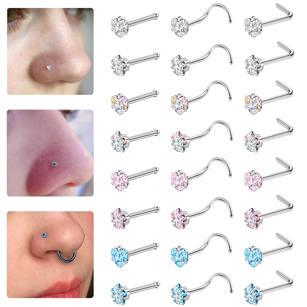 Coloured nose clearance studs