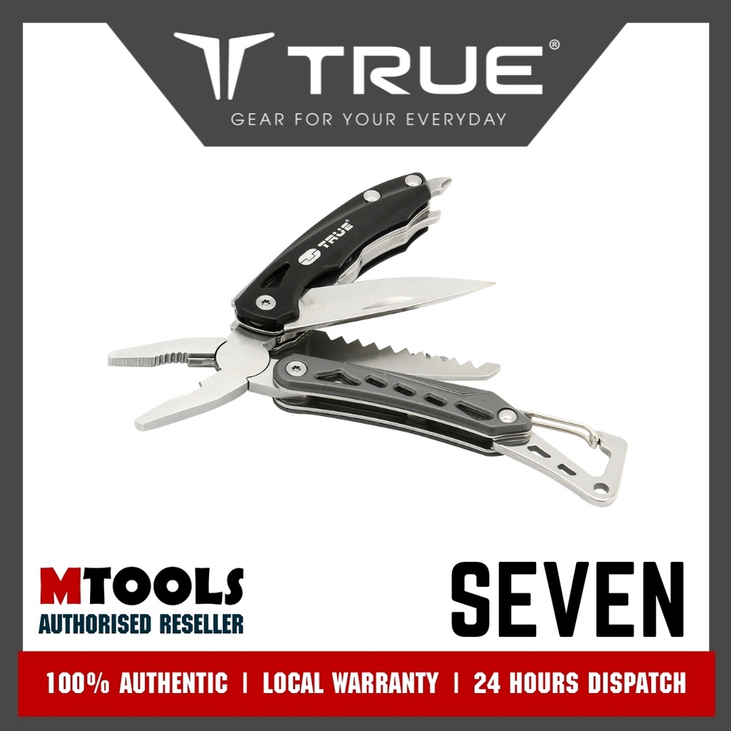 True Utility TU180 Seven - Seven Essential Functions Compact Multitool