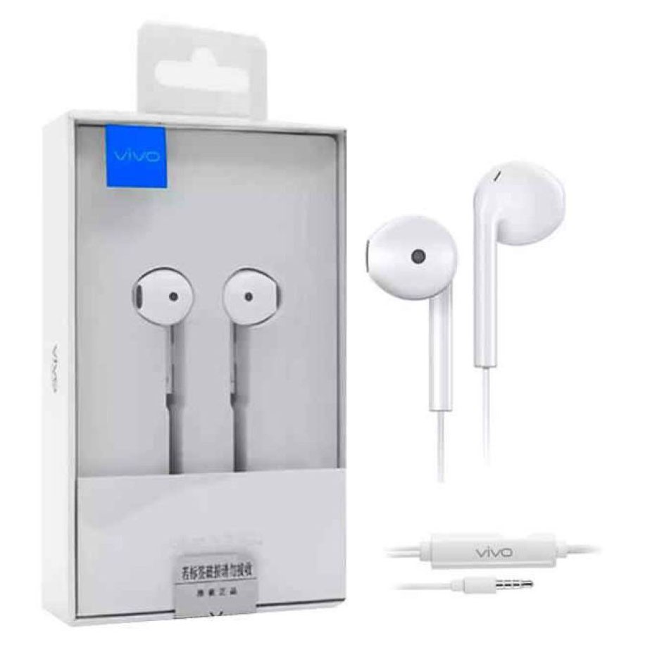 100 ORIGINAL VIVO XE680 3.5MM JACK EARPHONE WITH MIC Shopee