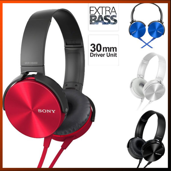 Sony MDR-XB450AP EXTRA BASS Stereo Headphone headset XB 450 XB450