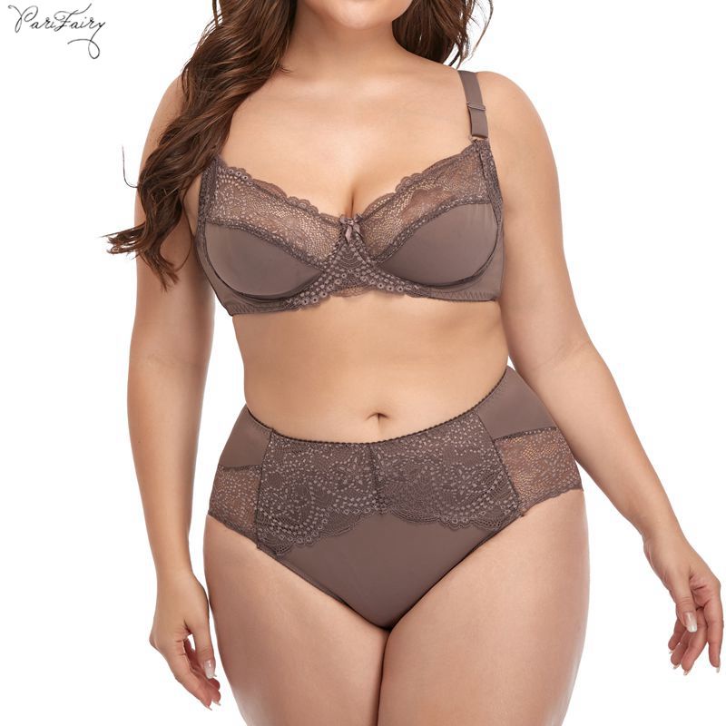 Parifairy 85d 90d 95d 100d 105d 110d Plus Size Women Underwear