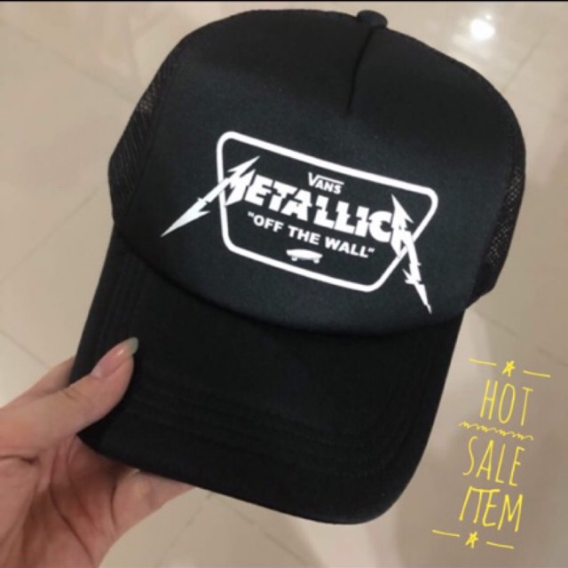 VANS METALLICA TRUCKER CAP Shopee Malaysia