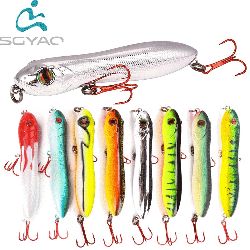 Topwater Fishing Lure Floating Pencil Hard Bait 55mm 5g Mini Pencil  Artificial Hard Baits Bass Trout Pike Wobbler minnow lures
