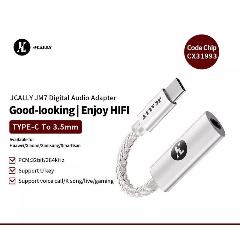Hillaudio 32-bit Realtek DAC USB-C Audio Dongle
