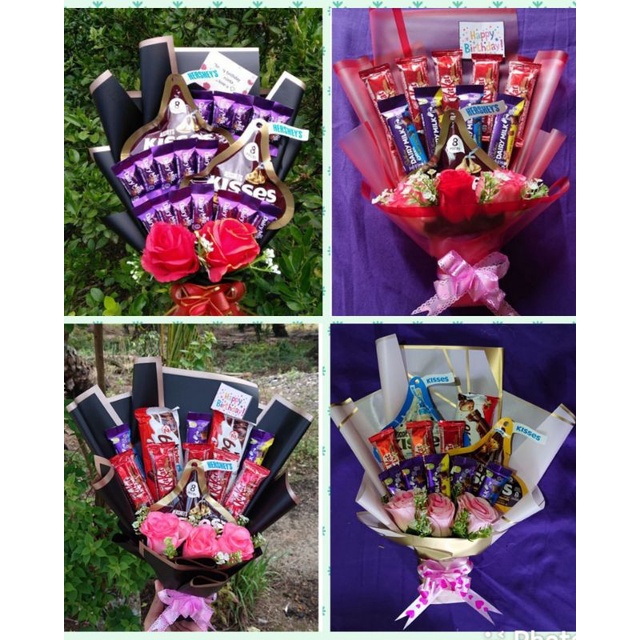 Bouquet bajet coklat bakul/ free kad ucapan