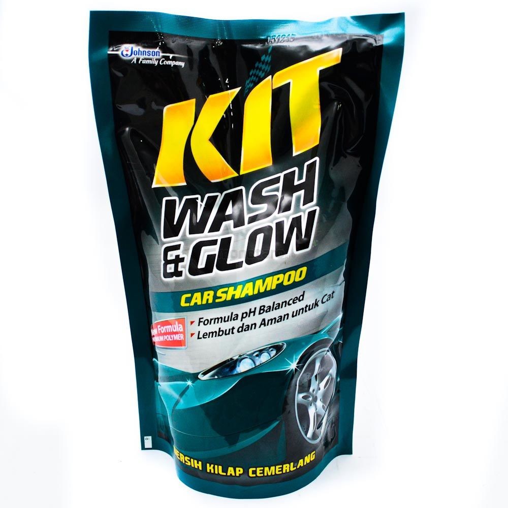 SAMPO Kit Wash and Glow Car Shampoo Car Shampoo For Quick and Clean Results  400 and 720ml refill Packaging