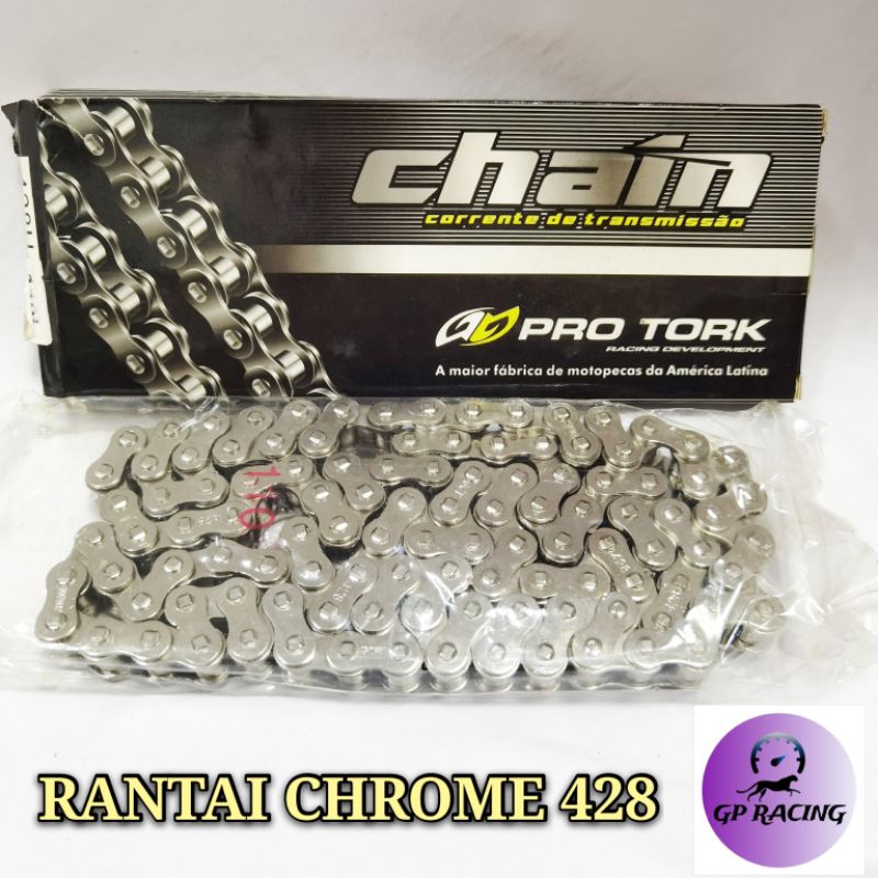 428 RANTAI CHROME 428 EX5 DREAM CHAIN MOTOR CHROME Shopee Malaysia