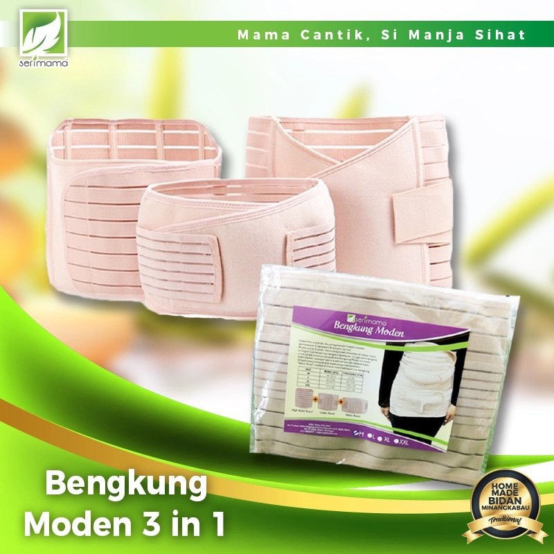 SERIMAMA BENGKUNG BERSALIN CZER BENGKUNG MODEN STRAP CZER 3 IN 1