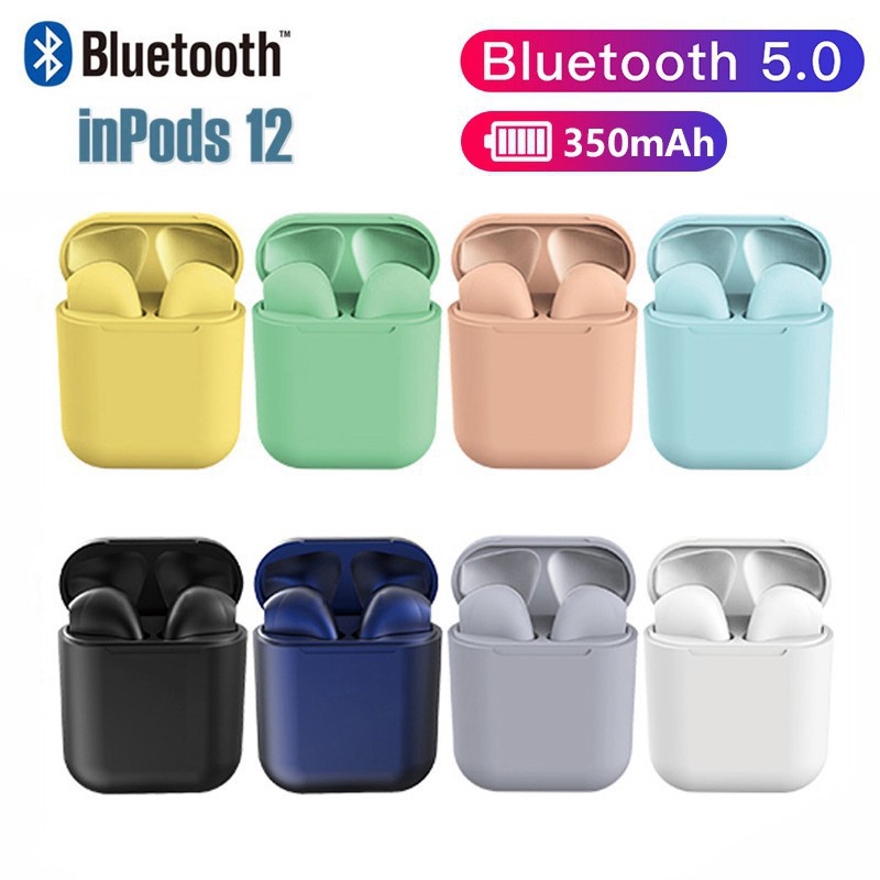 Macaron inPods 12 Bluetooth Earphone 5.0 Wireless Headphones