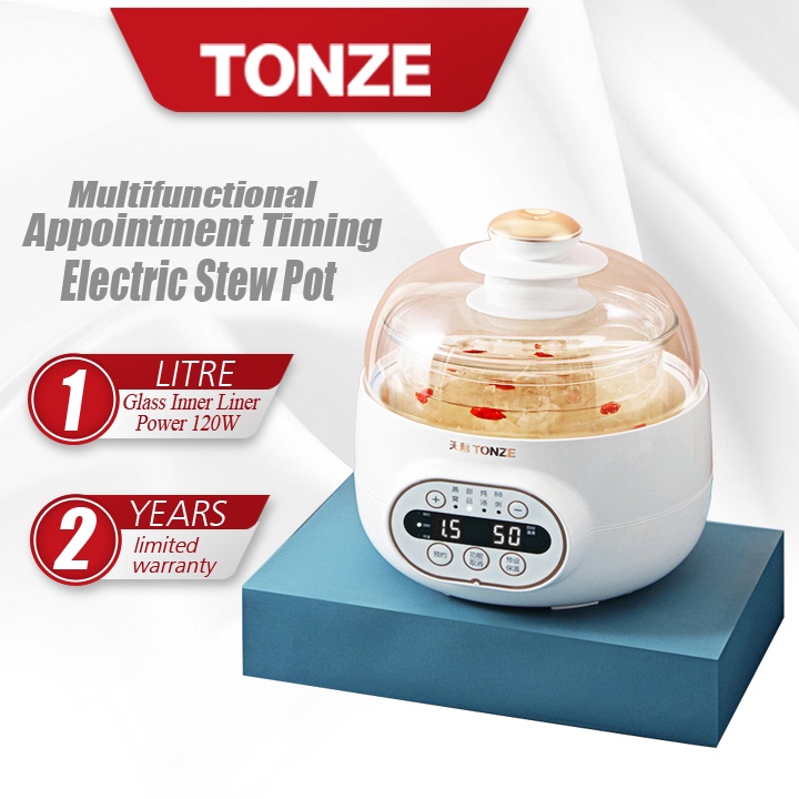 China Tonze Crock Pot with Double Insulation Cup Manufacturer and Supplier